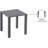Rectangular Metal Outdoor Side Table , 16.5'' in. W 16.5'' in. D-84469526