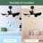 28' Ceiling Fans With Lights And Remote/App Control, Low Profile Ceiling Fans With 5 Reversible Blades 3 Colours Dimmable 6 Speeds Ceiling Fan For Bedroom Kitchen-2074115427