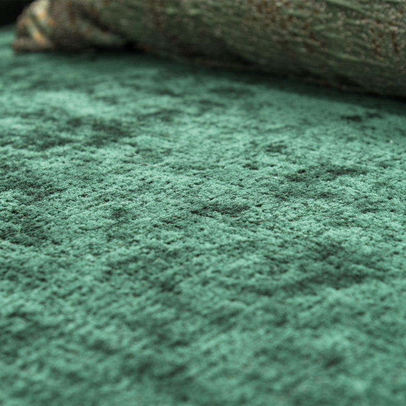 A La Carte Barrel Chair, Gold, Emerald Chenille
