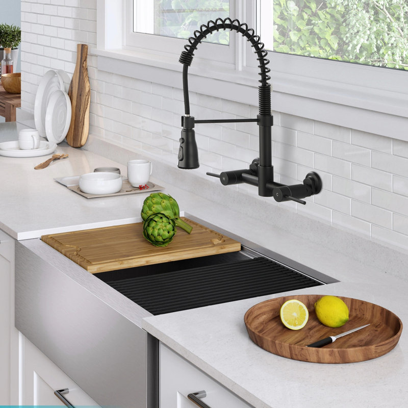 Robinet de cuisine SMARTLET, Noir mat