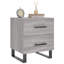 Mudoch 40cm W Iron Bedside Table-1559297868