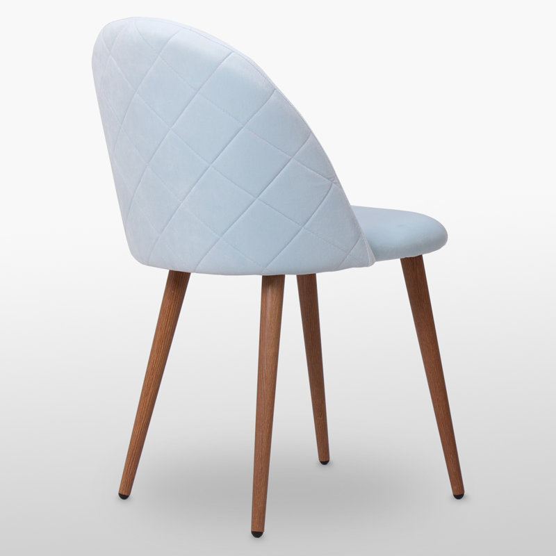 Heavener Upholstered Dining Chair, Blue, 4