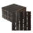 27Pcs Black Walnut Color Solid Pine Wood Interlocking Patio Deck Tiles