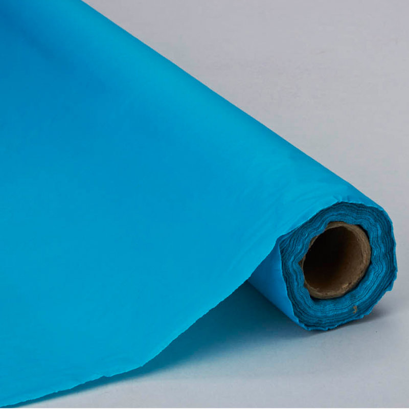 Rouleaux de nappe en plastique jetables, TURQUOISE