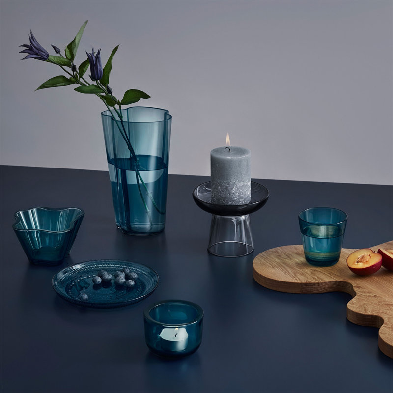 Littala Kartio 7.1009 oz. Whiskey Glass, Sea Blue