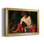 Saint Jean-Baptiste dans le désert (version Nelson-Atkins) - Toile tendue avec châssis Caravaggio - v. 1604-1605-54781370-54781374-54781363