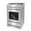 Cosmo 24 po Collection Nebula 2,7 pi³ Cuisinière à gaz, 4 brûleurs, four à convection rapide, grilles en fonte en acier inoxydable