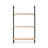 Honoria Classic Industrial 3-Shelf Wood Wall-Mounted Open Ladder Bookcase with Metal Frame-667331077