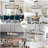 Tanzi 6 - Light Iron Dimmable Kitchen Island Square / Rectangle Chandelier