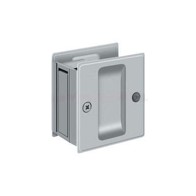 Serrure de poche Deltana SDP25U26D, 2-1 / 2 "x 2-3 / 4" passage en chrome brossé