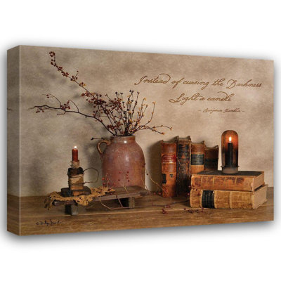 Lark Manor™ Jacobs, Billy Gallery Wrapped Canvas Art Titled: Light a Candle