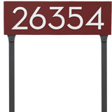 Floating 1-Line Lawn Address Sign
