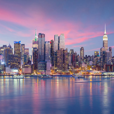 New York City Skyline - Wrapped Canvas Print