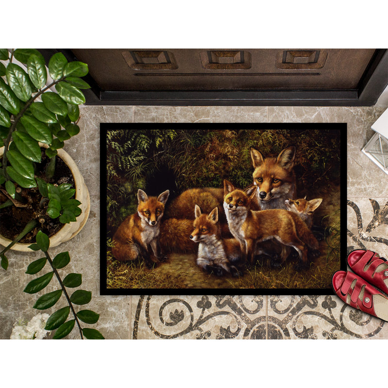 Wapello Non-Slip Outdoor Doormat, Rectangle 1'6" x 2'3"