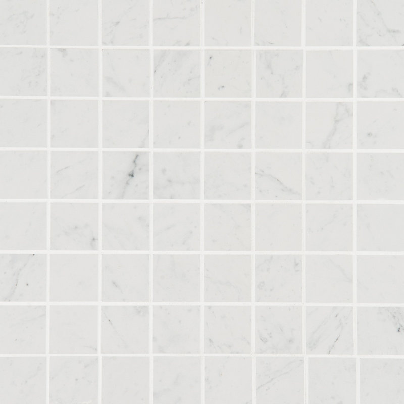 Dreamstone 2X2 Matte Porcelain Mosaic, Carrara Giola Matte