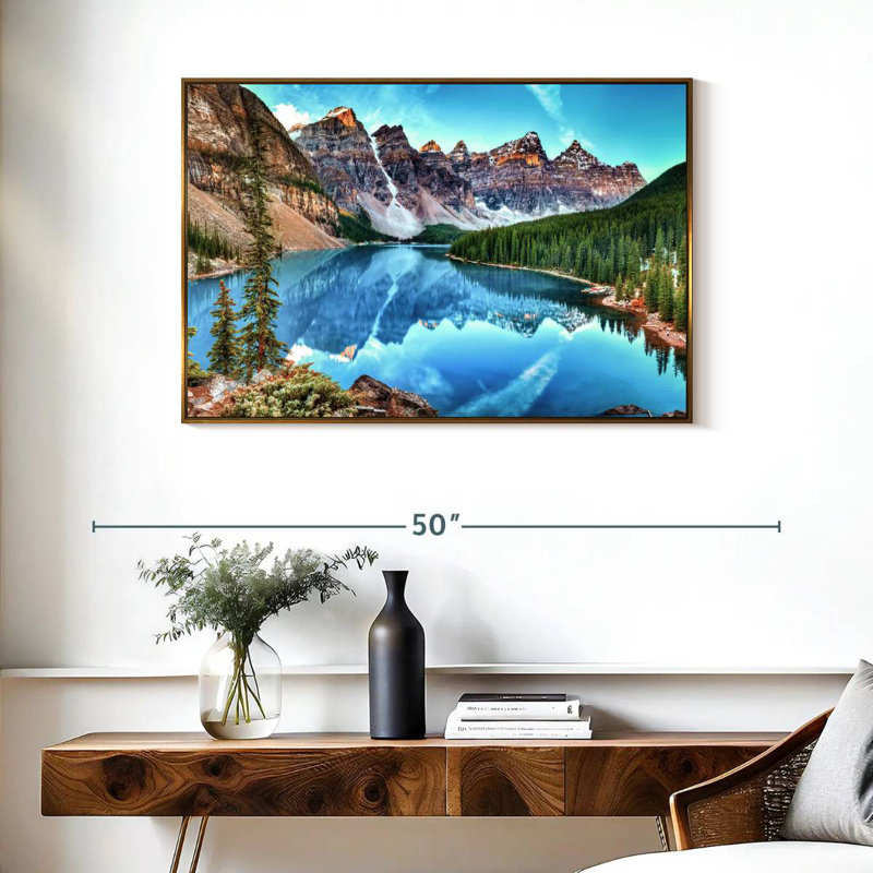 Parc national, Cadre flottant doré, 37 po x 25 po