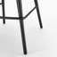Lyla Luxury Fabric Upholstered Breakfast Bar Stools With Metal Legs-581342611