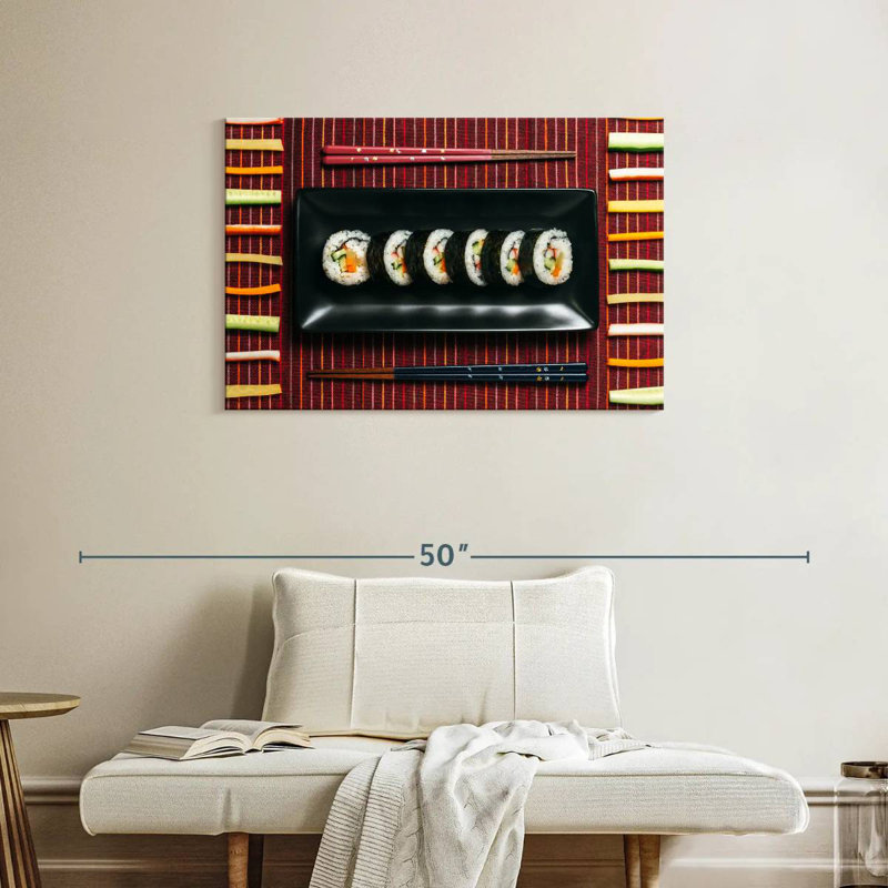 Sushi Rolls, 24" H x 36" W