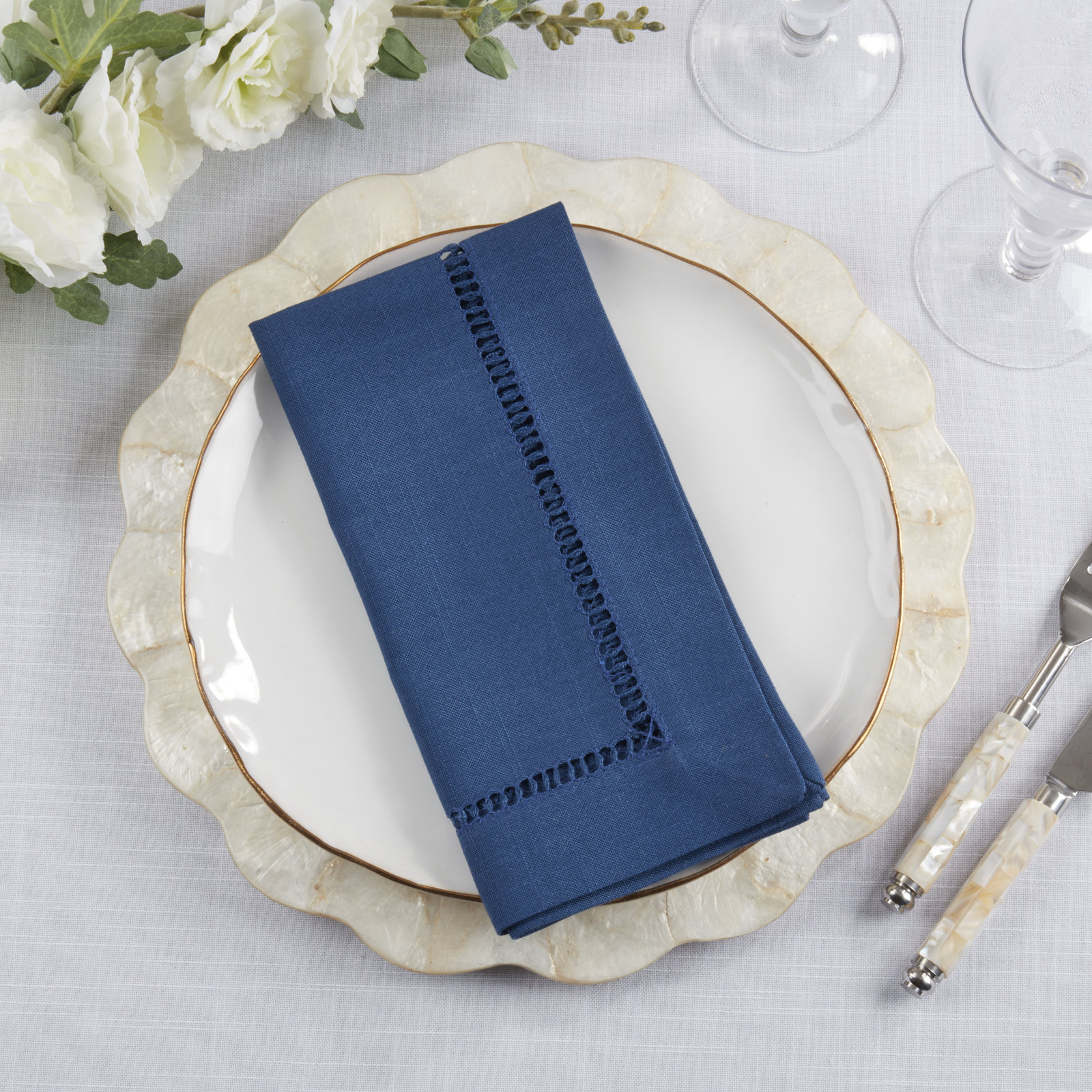 Cowen 20" Napkin, 20" Square, Navy Blue