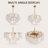 8-Light 23.2"Cloud Textured Glass Luxury Chandelier