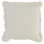 Agatha 22" Throw Pillow in Ivory by Kosas Home
