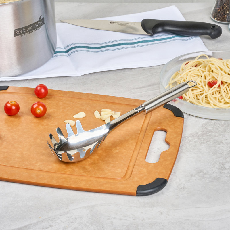 Fourchette à pâtes en acier inoxydable de 12,5 po de style restaurantware