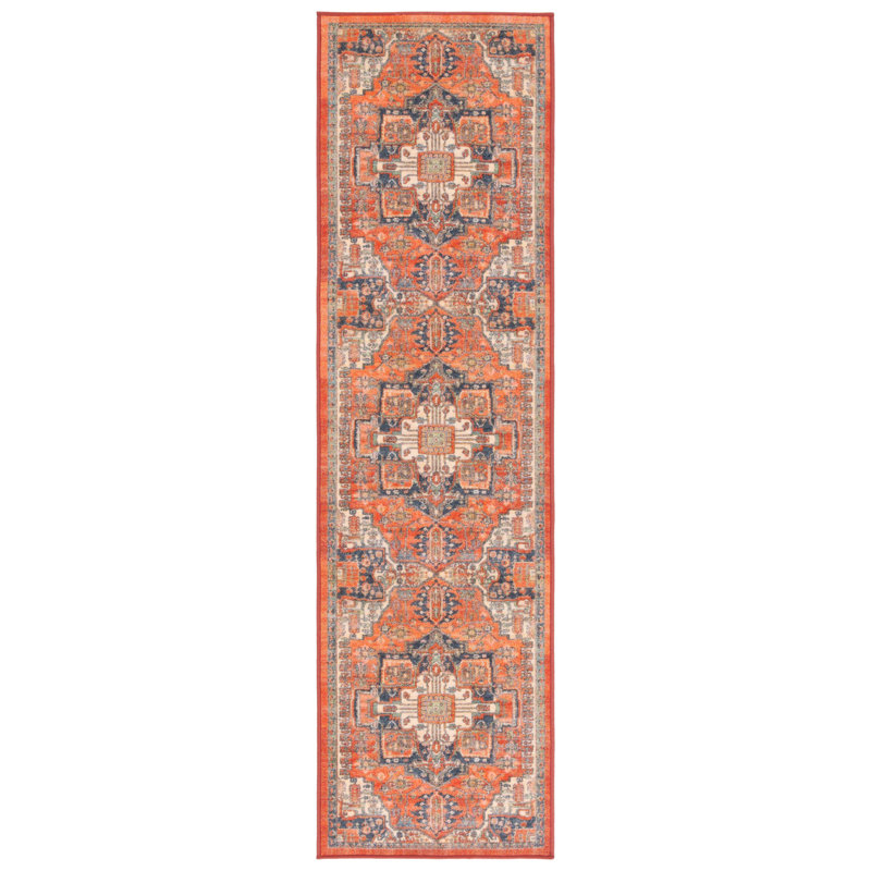 Tapis lavable à la machine Pavos, Tapis de couloir 2 pi 2 po x 8 pi
