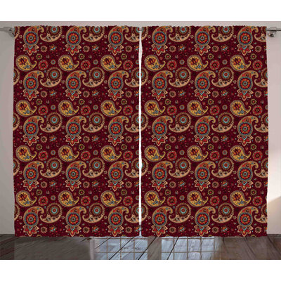 Semi Sheer Curtain Pair