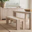 Banc de salle à manger en chêne Elise-45538556