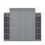 Grand lit escamotable avec tablettes et DEL-443415351