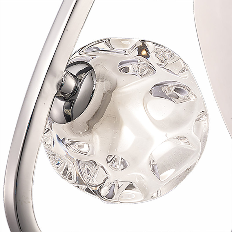 Walbridge Chrome Armed Sconce