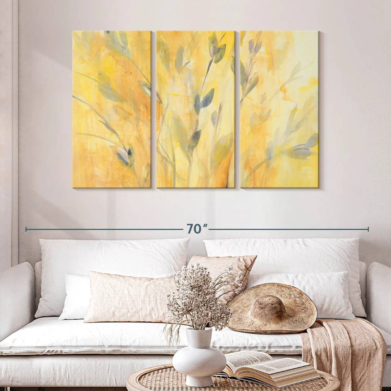 Harnek Misty Leaves, 32" H x 50" W