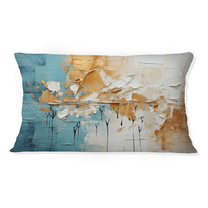 Coussin Transcendent Textures I - Abstract Collages