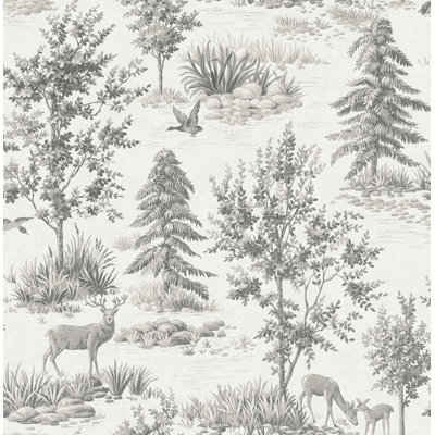 Papier peint gris Dwyer