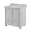 Meuble-lavabo 36 po avec comptoir et dosseret