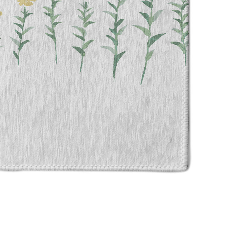 Alvordton Chenille Floral Indoor Rug, Rectangle 4' x 6'