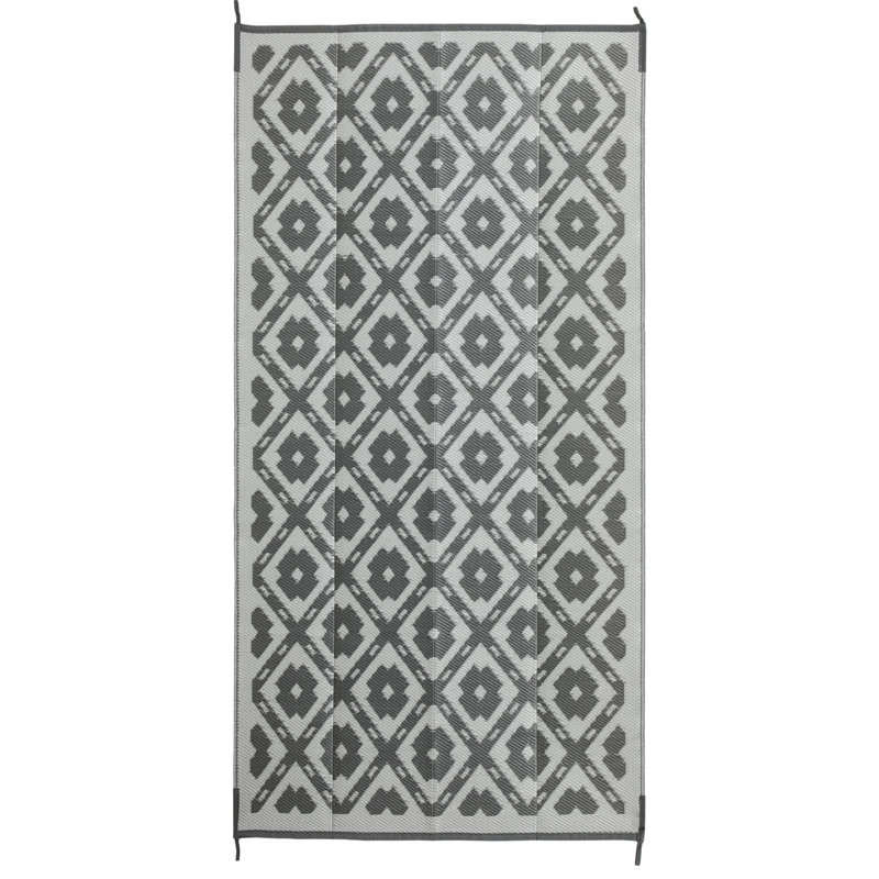 Tapis d'intérieur / extérieur noir Performance, Tapis de couloir de 9 pi x 18 pi