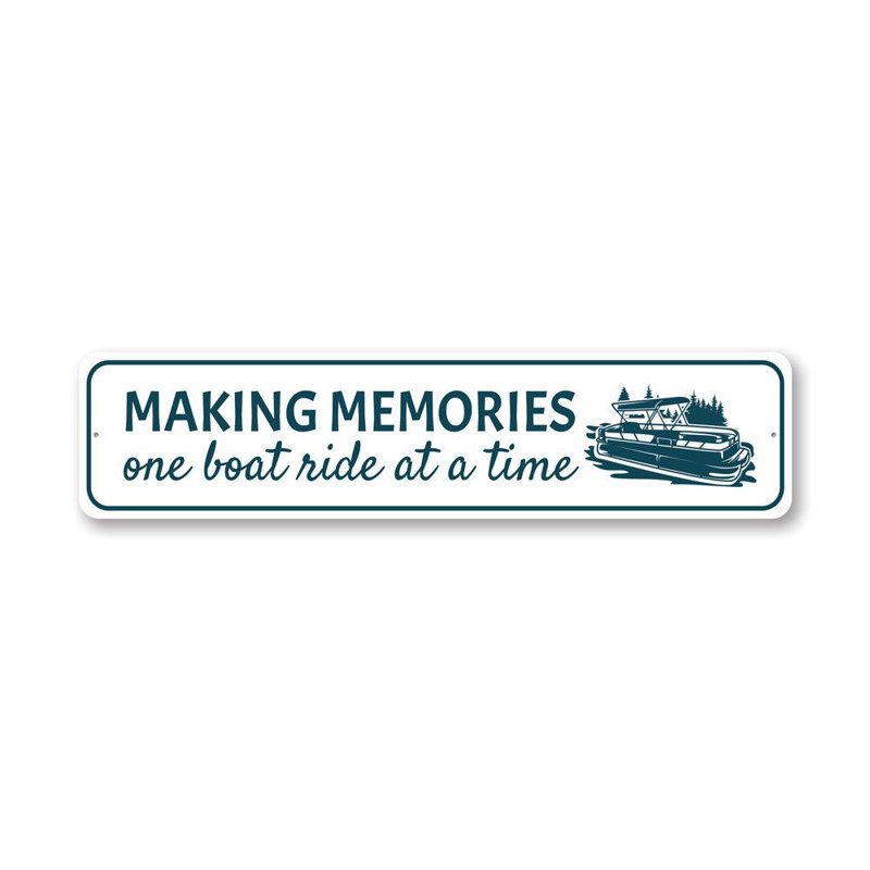 Plaque en aluminium faisant mémoire, H 6 po x l 24 po x P 0,06 po