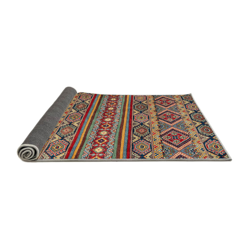 Tapis abstrait moderne 4286, Rond 7 pi