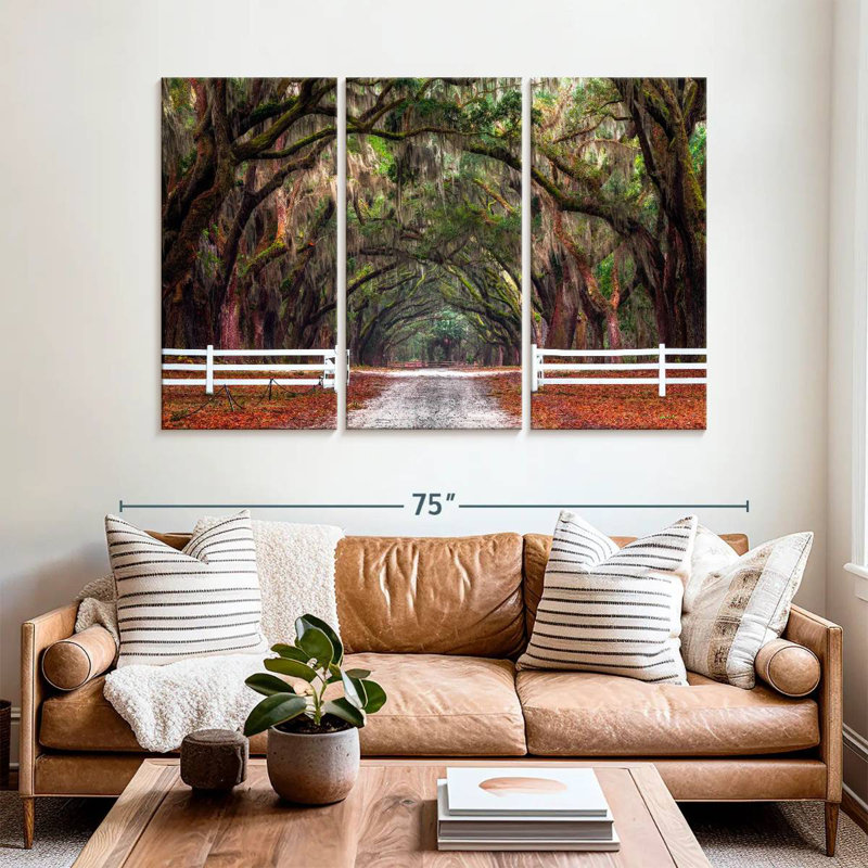 Sebbie Wormsloe Historic Site Trees, 42" H x 65" W