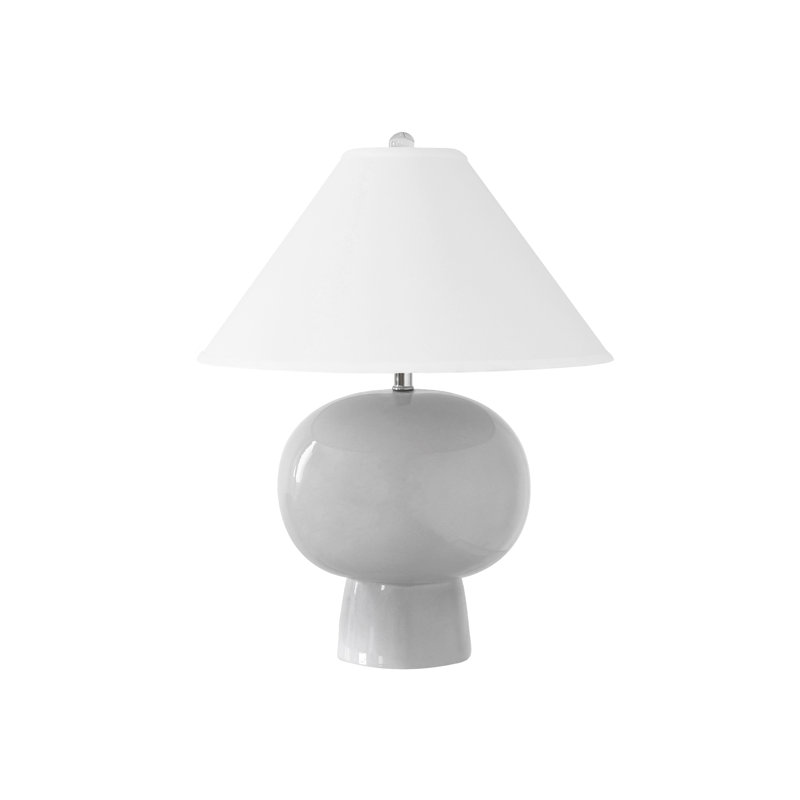 Annie Table Lamp, Light Gray