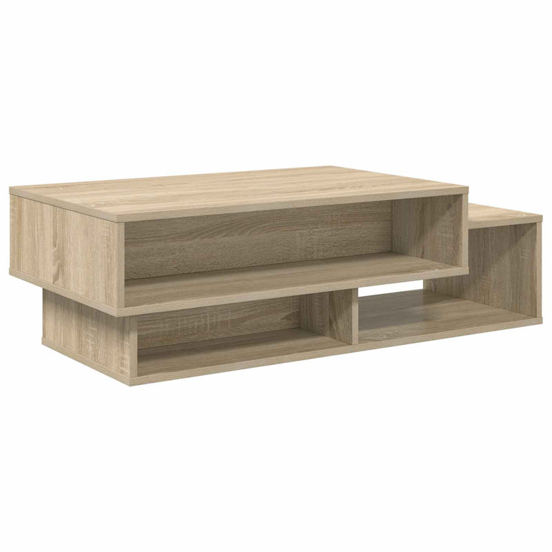Coffee Table with Storage, Sonoma Oak