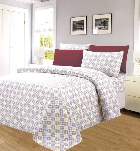 Microfiber Plaid Sheet Set, Twin