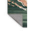 Tapis vert aquarelle lavable à la machine-1535540229