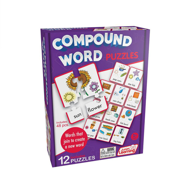 Compound Word Learning Educational Puzzles