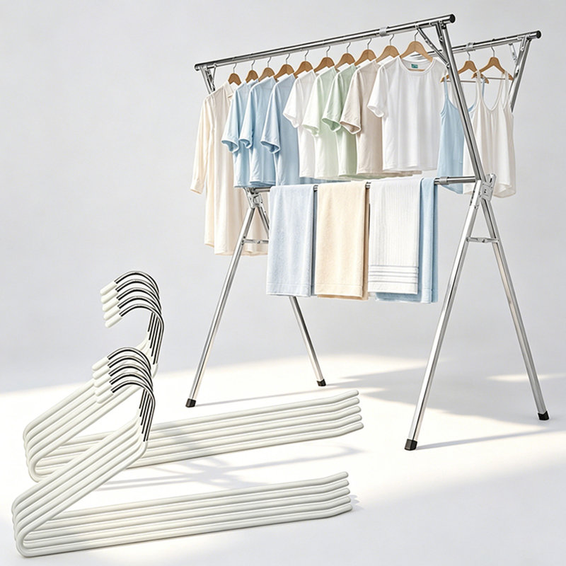 JOYBOS Drying Rack and Hanger Set
