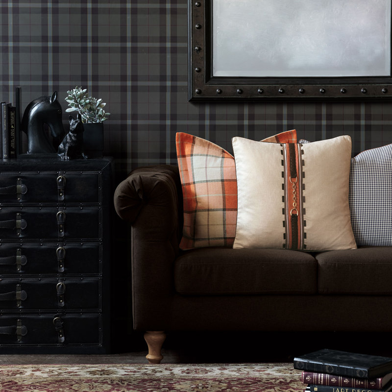 Housse et insert d'oreiller carré 100% coton Ladue par Barclay Butera, Faux Down