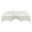 Canapé modulaire 86,5 po Chenille-1153415240