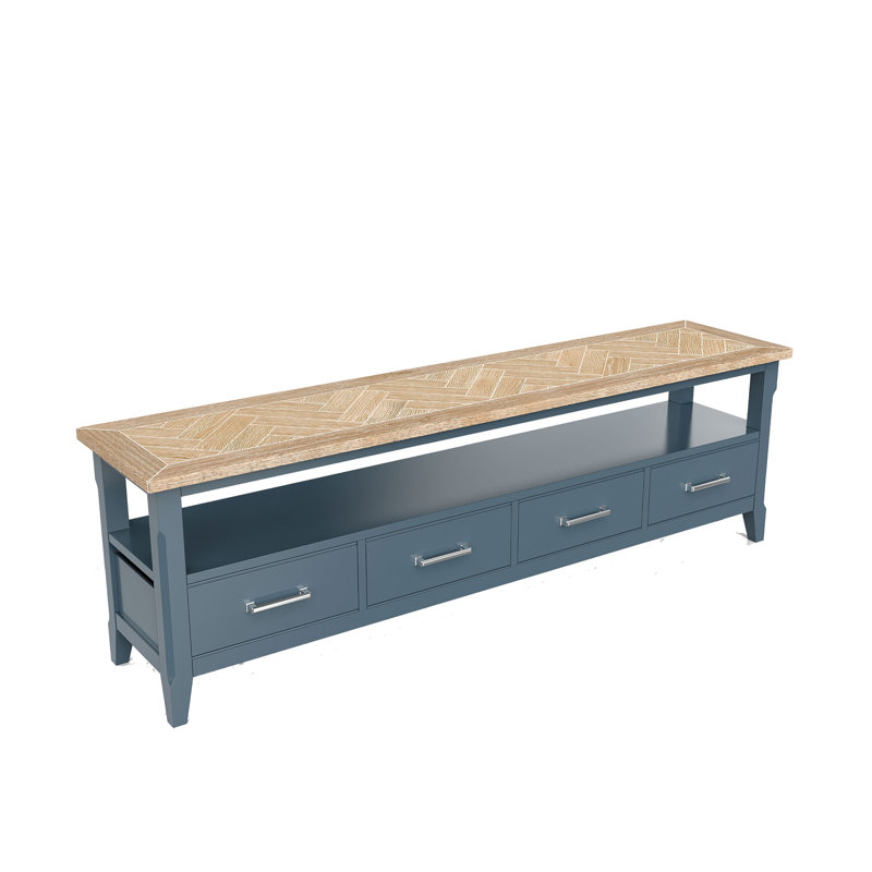 Signature Blue TV Stand for TVs up to 88"