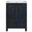 Petit meuble-lavabo 24 "avec lavabo en céramique